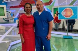 Доктор Дмитрий Дементьев и телеведущая Елена Ханга